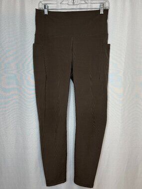 Spyder Active Women’s High Rise Leggings LARGE Gym Workout Outdoor Athleisure
